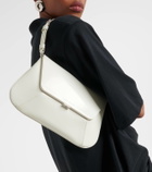 Amina Muaddi Ami leather shoulder bag