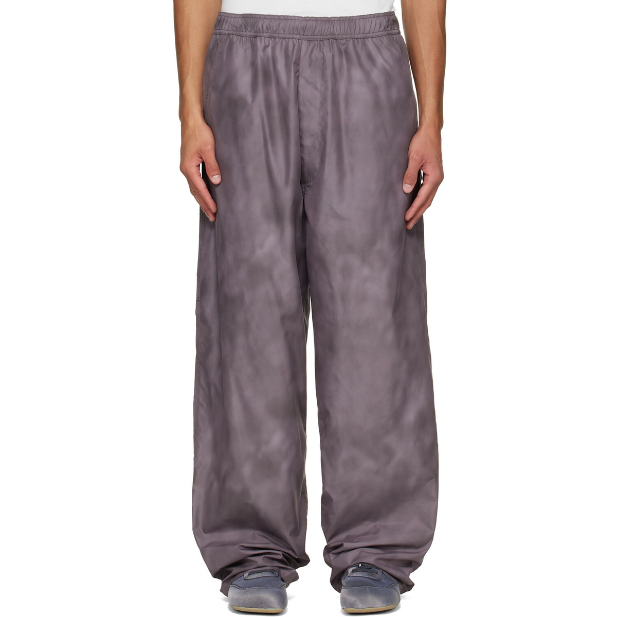 MM6 Maison Margiela Purple Hammer Loop Trousers