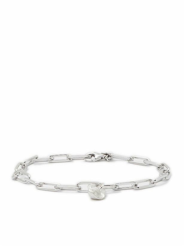 Photo: Alice Made This - Bardo Large Rhodium-Plated Sterling Silver Chain Bracelet