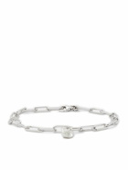 Alice Made This - Bardo Large Rhodium-Plated Sterling Silver Chain Bracelet