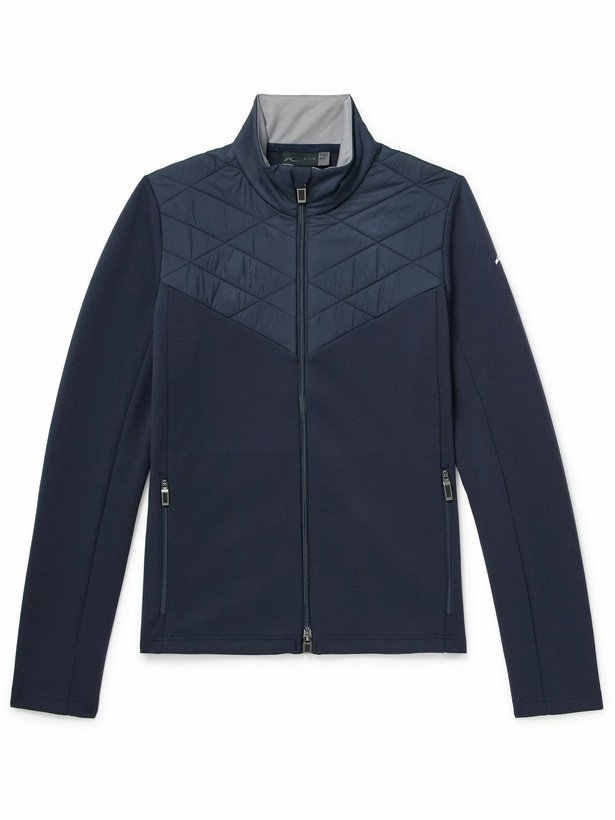 Photo: Kjus - Formula Quilted Shell-Trimmed Tech-Jersey Jacket - Blue
