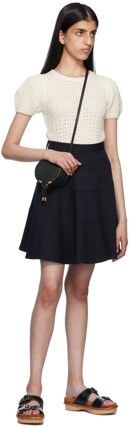Chloé Black Nano Marcie Saddle Bag