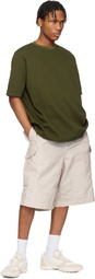 CASEY CASEY Off-White Mamo Cargo Shorts