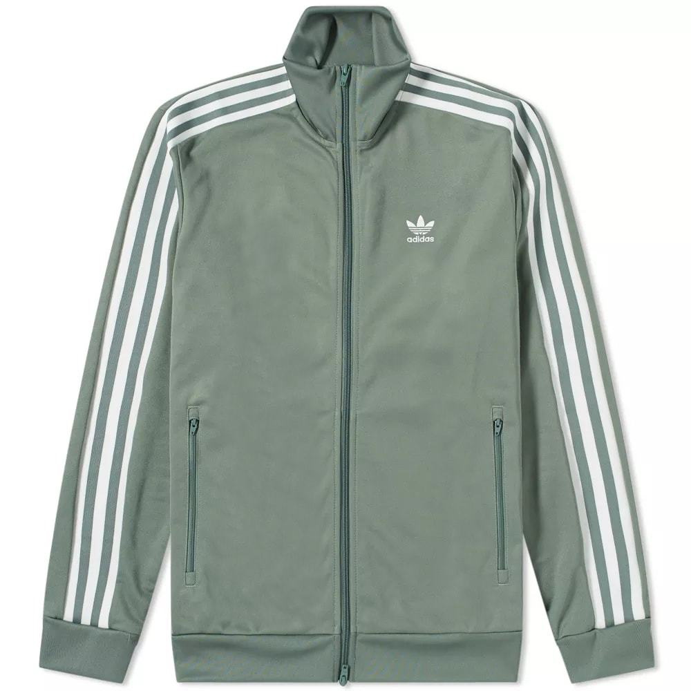 Adidas beckenbauer cheap track top green