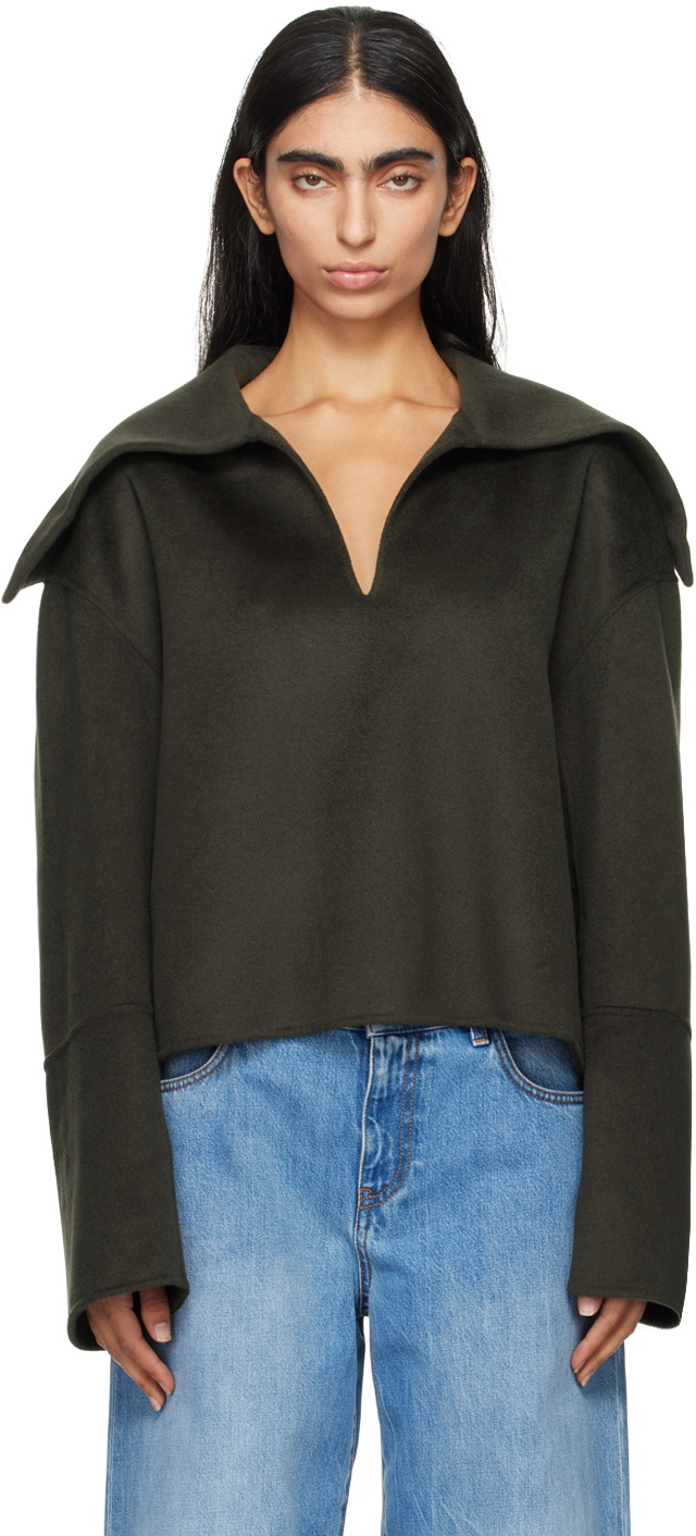 Nanushka Gray Maxe Sweater