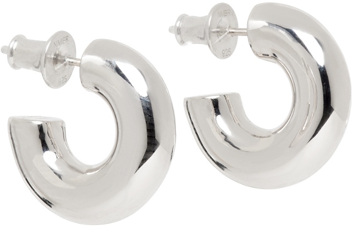 Photo: Numbering Silver #7202 Doughnut Earrings