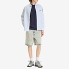 Men's AAPE Loose Fit Denim Shorts in Blue
