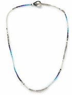 Paul Smith - Silver-Tone and Glass Beaded Necklace