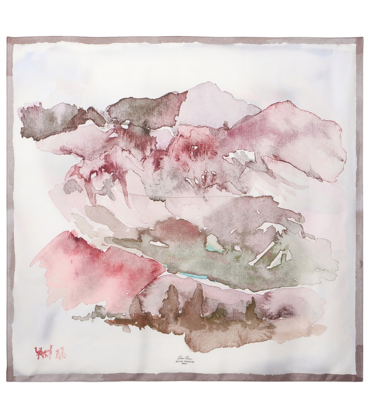 Photo: Loro Piana Natura Argentina printed silk scarf