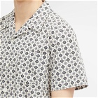 A.P.C. Men's Lloyd Geometric Vacation Shirt in Off White