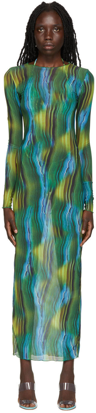 KIM SHUI SSENSE Exclusive Green Maxi Dress Cover Up KIM SHUI