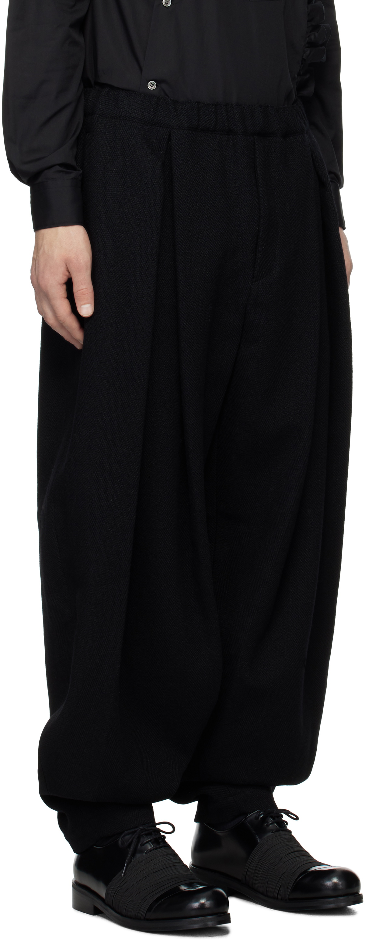 Black Comme des Garçons Black Balloon Trousers