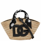 Dolce & Gabbana Women's Large Raffia Bag in Cross Body 
