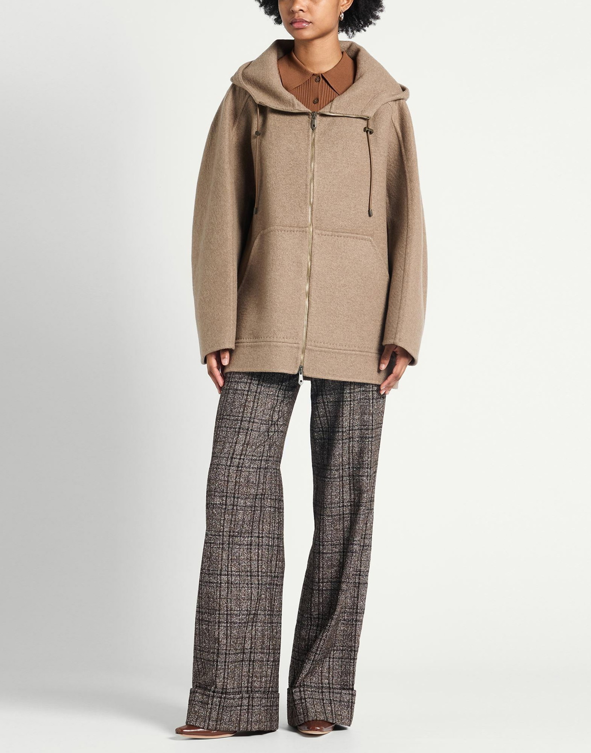 Max Mara Atelier Womens Coat Light brown