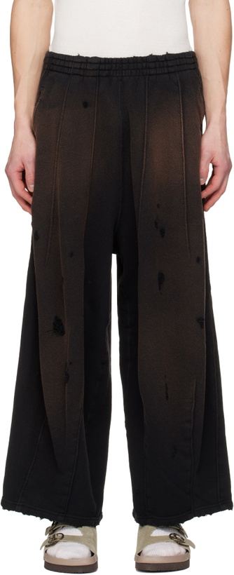 Photo: NEEDLES Black Darts H.D. Sweatpants