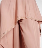 Stella McCartney Embellished caped maxi dress