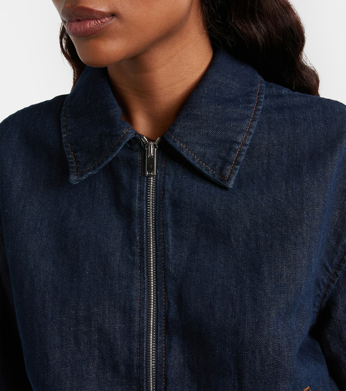 7 For All Mankind Denim bomber jacket