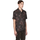 PS by Paul Smith Black Floral Casual-Fit Shirt