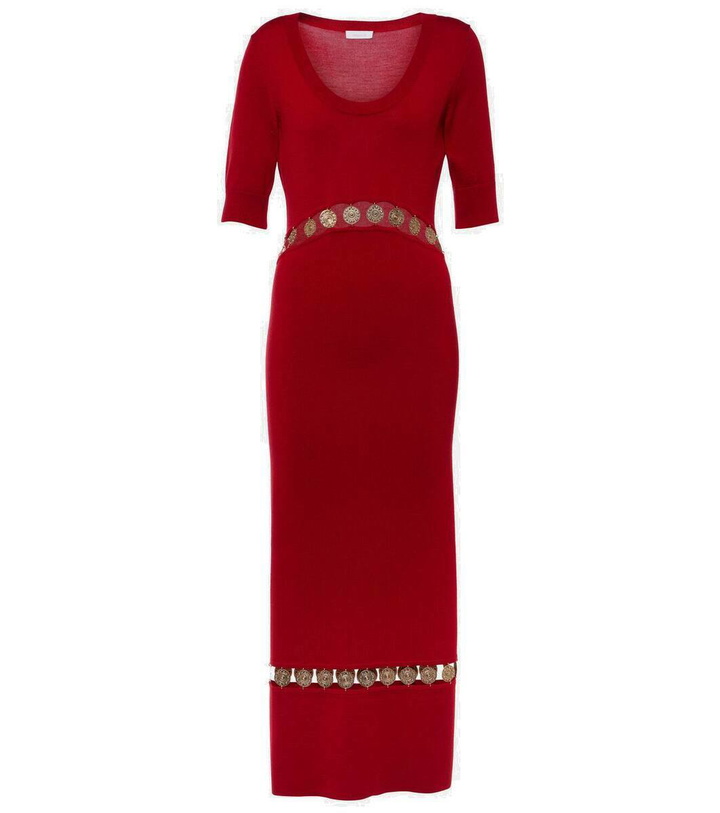 Photo: Rabanne Wool-blend maxi dress