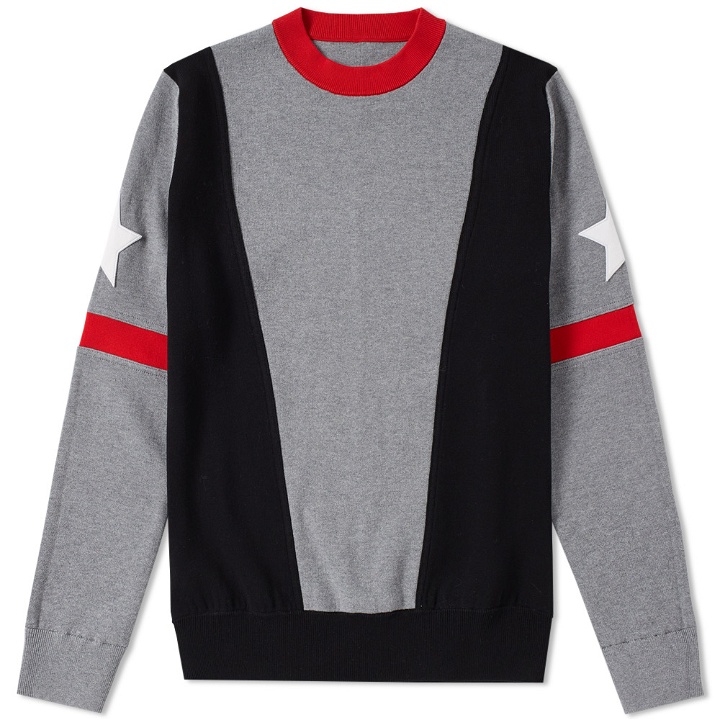 Photo: Givenchy Panel Star Crew Knit