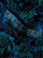 Corridor - Gilly textured-cotton cardigan - Blue