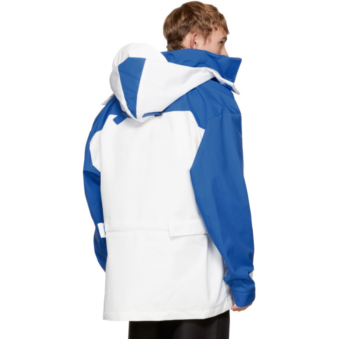 NAPA by Martine Rose Blue and White Rainforest Common Coat Napapijri