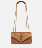 Saint Laurent Loulou Mini suede shoulder bag