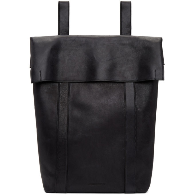 Photo: Ann Demeulemeester Black Leather Backpack