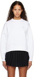 Lacoste White Patch Sweatshirt