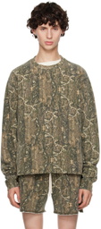 John Elliott Khaki Skeptic Sweatshirt