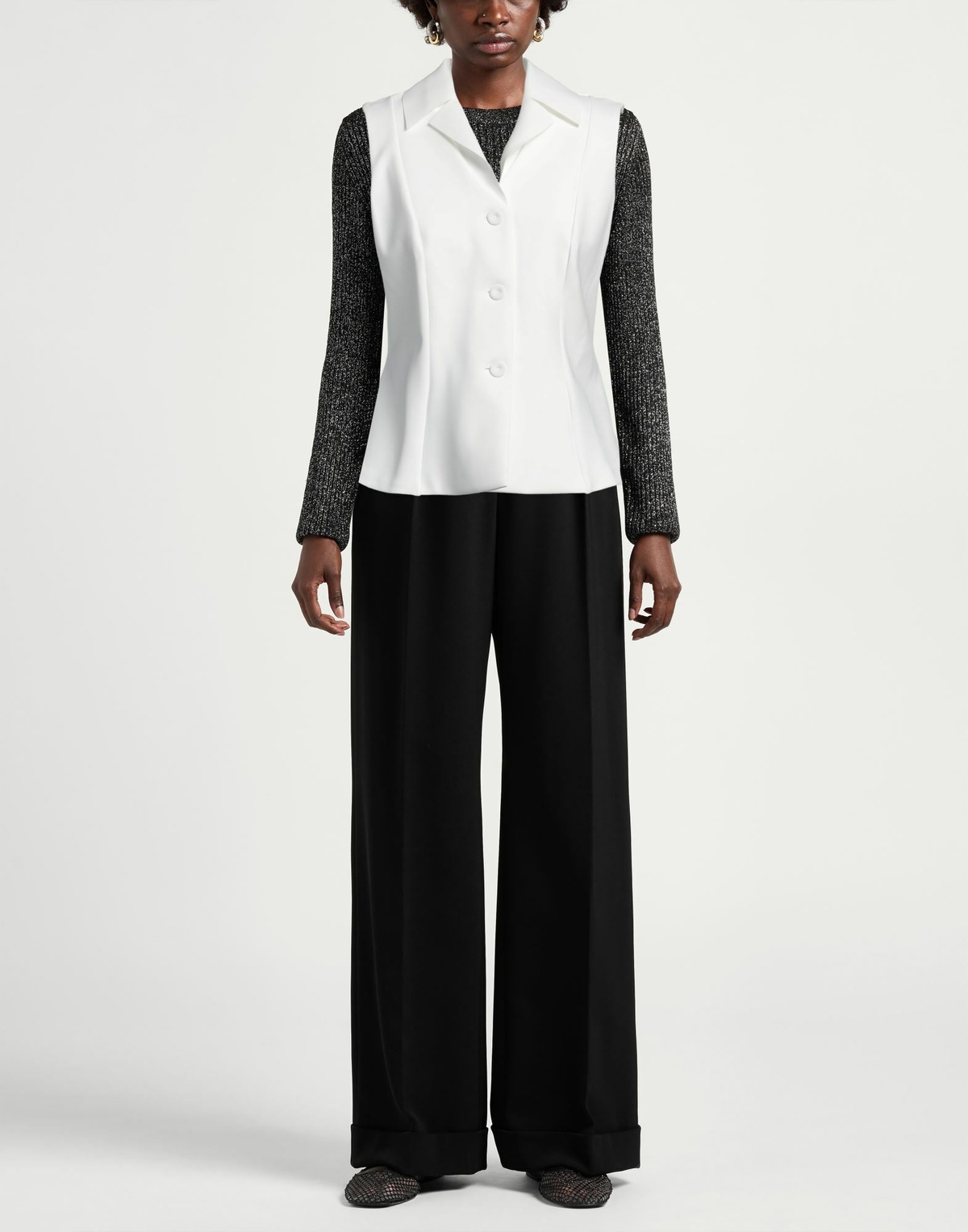 Chiara Boni La Petite Robe Womens Blazer in White