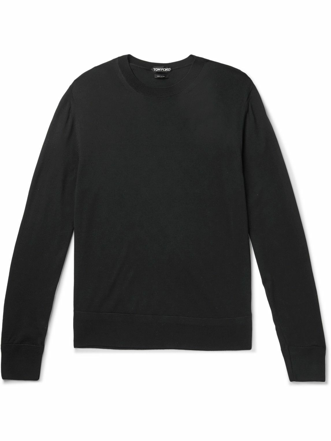 TOM FORD - Slim-Fit Wool Sweater - Black TOM FORD