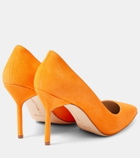 Manolo Blahnik BB 90 suede pumps