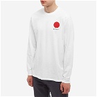 Edwin Men's Long Sleeve Japanese Sun T-Shirt in White