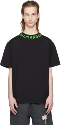 Palm Angels Black Printed T-Shirt