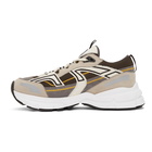 Axel Arigato Grey and Taupe Marathon R-Trail Sneakers