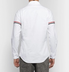 Thom Browne - Slim-Fit Button-Down Collar Grosgrain-Trimmed Cotton Oxford Shirt - Men - White