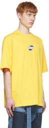 We11done Yellow Cotton T-Shirt