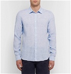 Orlebar Brown - Morton Slim-Fit Slub Linen Shirt - Men - Blue
