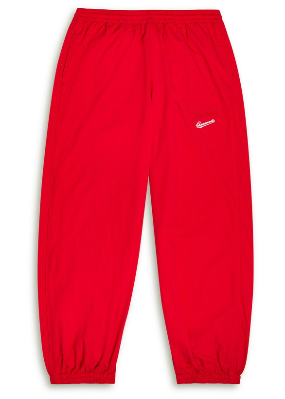 Photo: Willy Chavarria Bad Boy Shell Track Trousers Red