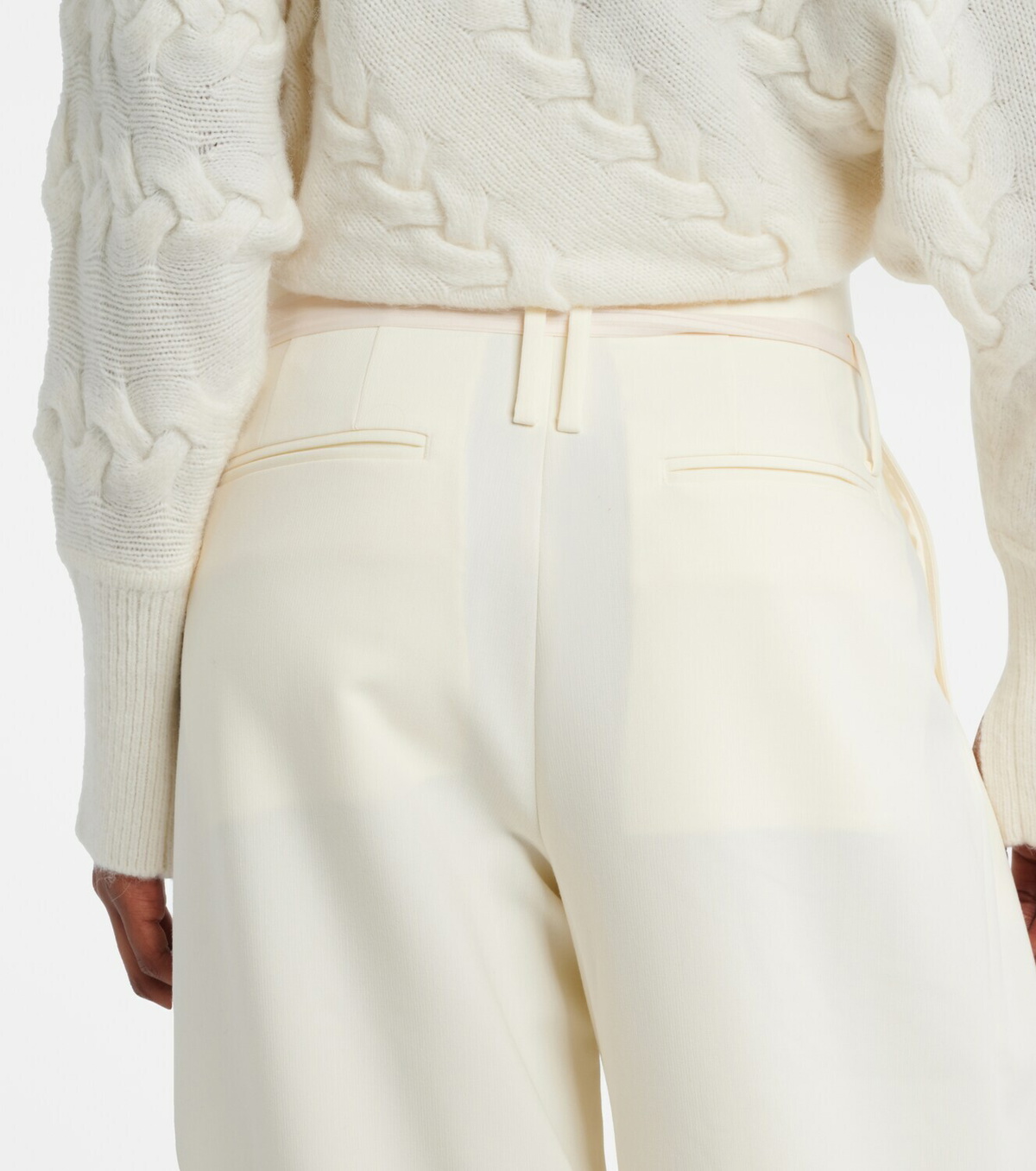 Xu Zhi Pleated high-rise wide-leg pants