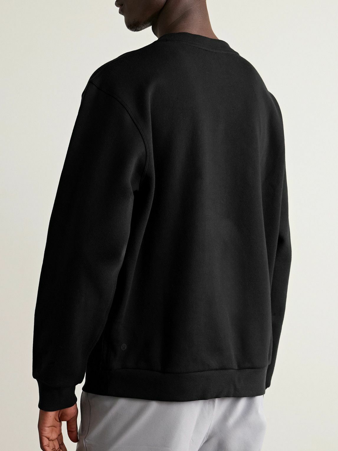 Lululemon - Steady State Cotton-Blend Jersey Sweatshirt - Black