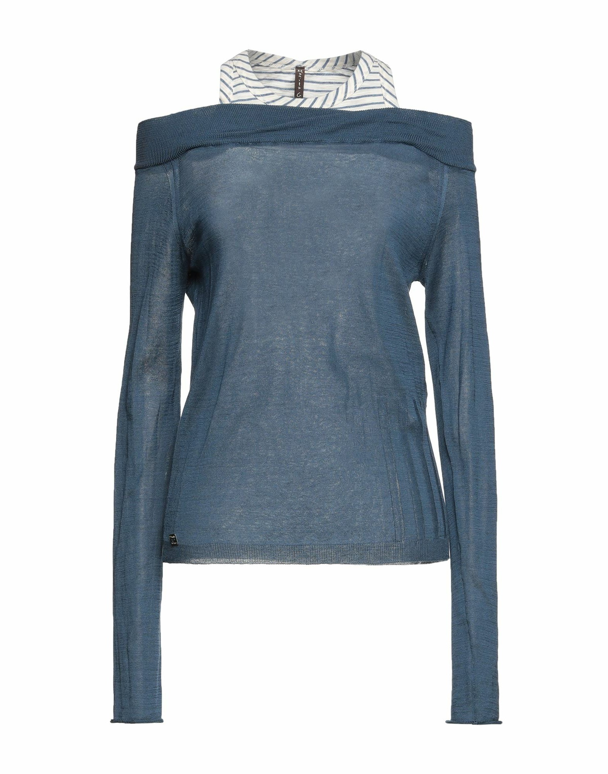 Manila Grace Womens Sweater in Blue