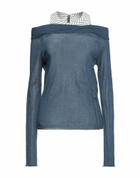 Manila Grace Womens Sweater in Blue