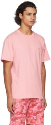 BAPE Pink Shark One Point T-Shirt