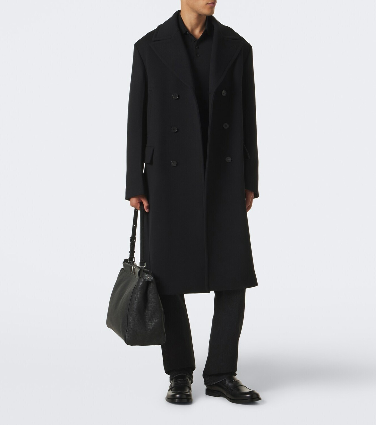 Fendi My Peekaboo® leather tote bag