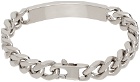 MM6 Maison Margiela Silver Classic Chain Bracelet