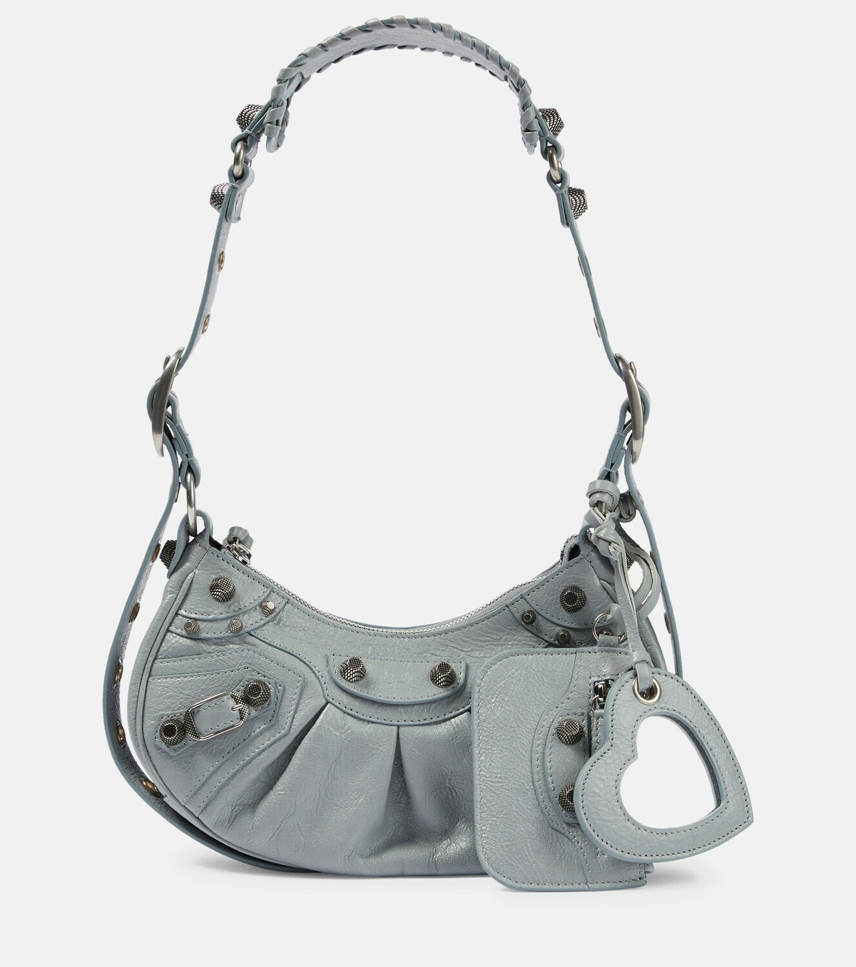 BALENCIAGA グレー ルカゴール　le Cagole S Balenciaga Grey Leather Small Le Cagole Bag ○ Labellov ○ Buy and