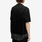 Versace Men's Baroque Panel T-Shirt in Black