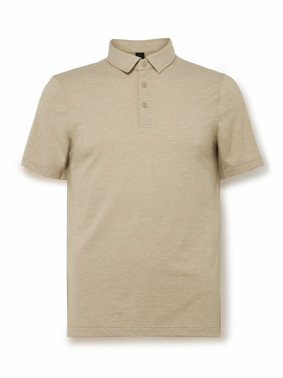 Lululemon - Evolution Slim-Fit Stretch Recycled-Jersey Golf Polo Shirt - Brown